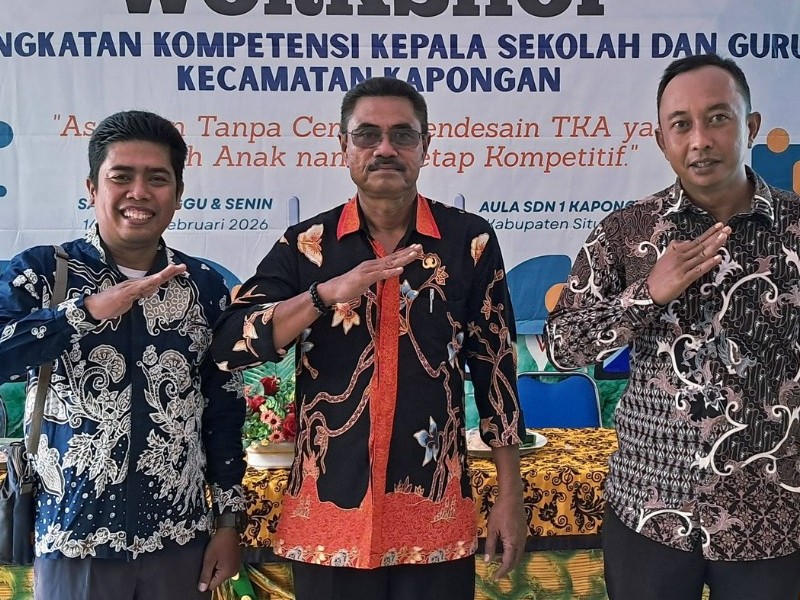 Workshop Peningkatan Kompetensi Kepala Sekolah Dan Guru kecamatan kapongan