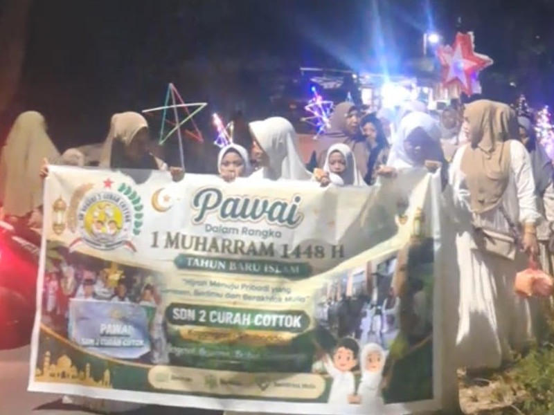 Semarak Peringatan 1 Muharram 1448 H, SDN 2 Curah Cottok Perkuat Nilai Keagamaan dan Kebersamaan